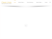 Tablet Screenshot of clean-lines.com